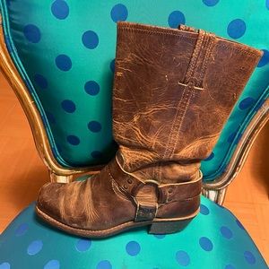 Vintage Frye Harness Boots